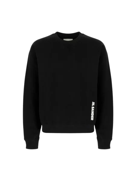 Bluza Jil Sander z logo czarna