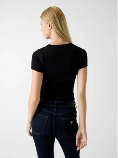 Guess Jeans Marškinėliai juoda