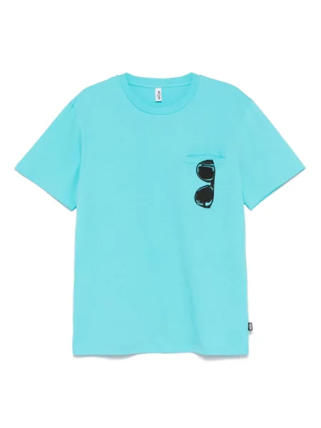 Tricou Moschino cu imagine albastru
