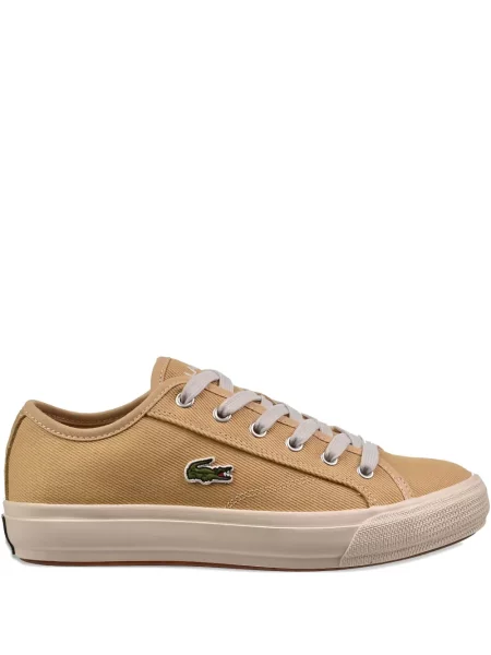 Sneakerși Lacoste maro