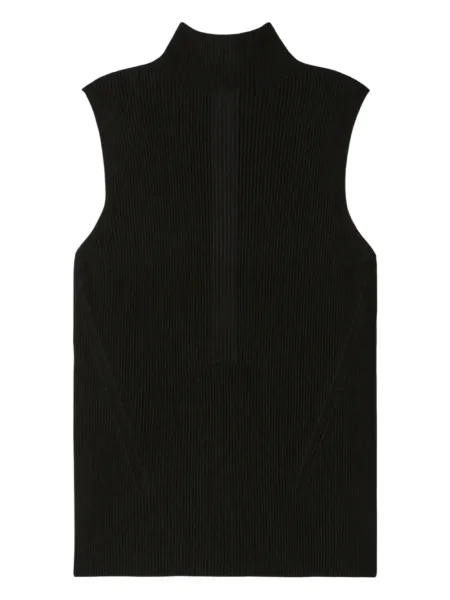 Top Cfcl bez rękawów prążkowany czarny