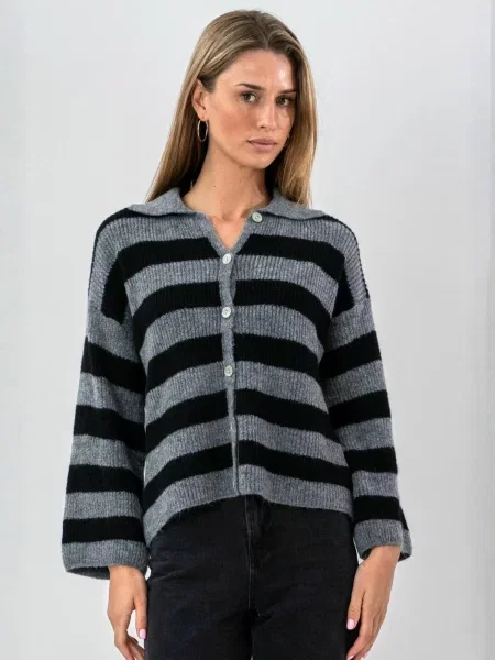 TEESHOPPEN Pulover Josie negru