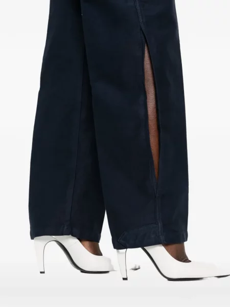 Pantaloni Victoria Beckham albastru