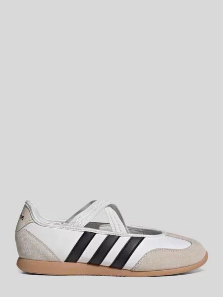 Sneakersy z naturalnej skóry z elastycznymi paskami model BARREDA MARY JANE' Adidas Sportswear białe