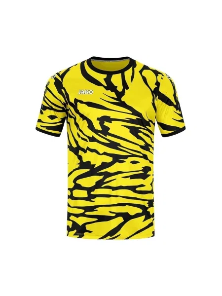 Tricou Jako cu imprimeu animal print galben