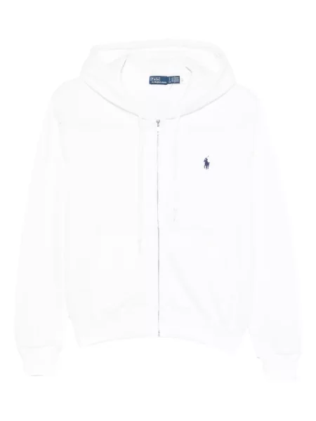 Hanorac cu glugă Polo Ralph Lauren alb