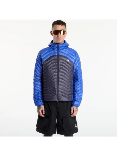 Jacheta Nike ACG Lava Flow Therma-FIT ADV Ultralight Down Jacket Old Royal/ Gridiron/ Summit White L alb