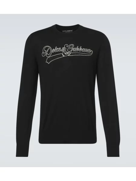 Volneni pulover Dolce&gabbana črna