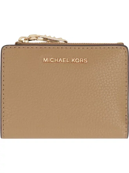 Portfel Michael Kors skórzany beżowy