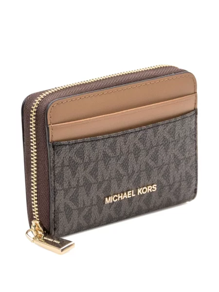 Велурено портмоне Michael Michael Kors сиво