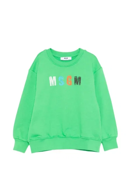 Bluza nierozpinana dziecięca Msgm zielona