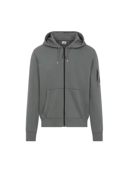 Bluza dresowa C.p. Company z kapturem szara