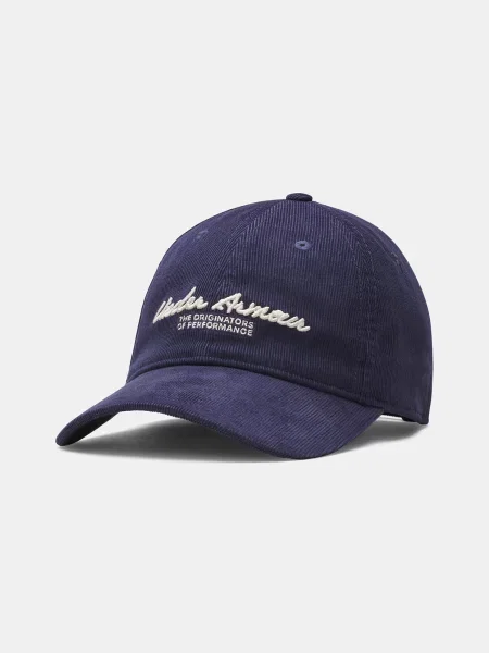 Șapcă Under Armour de catifea cord albastru