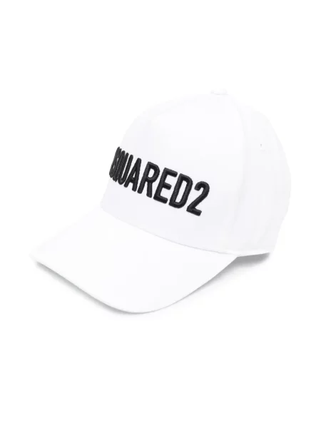 Czapka z daszkiem dziecięca Dsquared2 biała