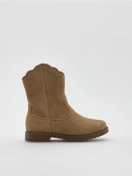 Reserved Замшеві черевики кавовий 