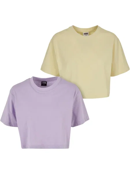 Tricou Urban Classics scurt galben