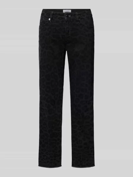 Jeansy o skróconym kroju model ‘FRANCESCA’ Cambio czarne