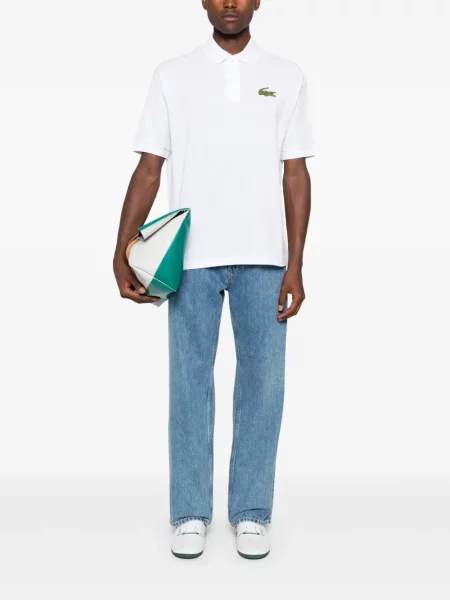 Polo Lacoste alb