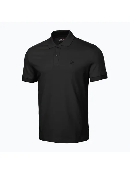 Férfi póló Pitbull West Coast Polo Pique Regular black. Méret: S fekete