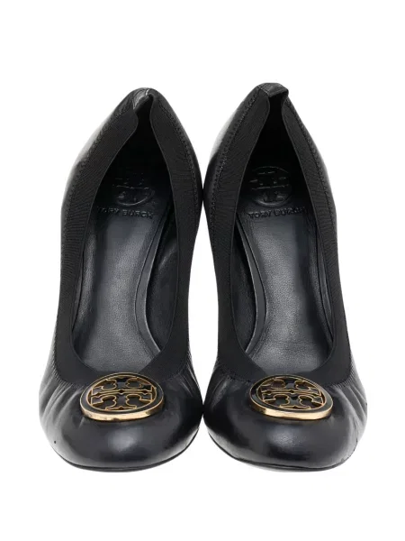 Pantofi cu toc Tory Burch cu autograf negru
