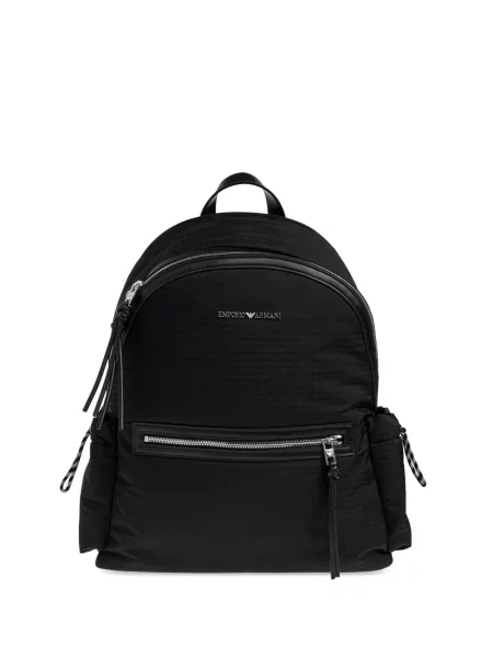 Rucsac Emporio Armani cu autograf negru