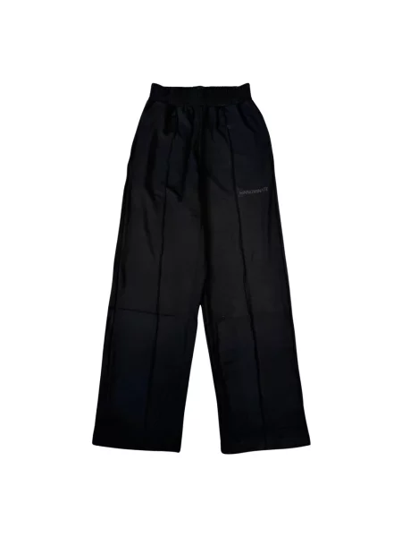 Spodnie palazzo Hinnominate z modalu czarny