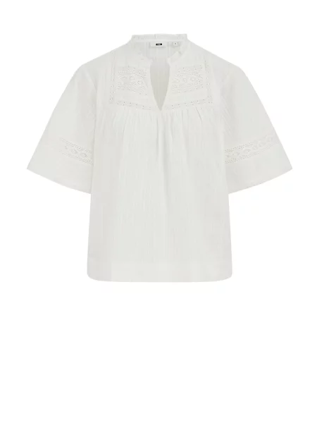 WE Fashion Bluză natural alb