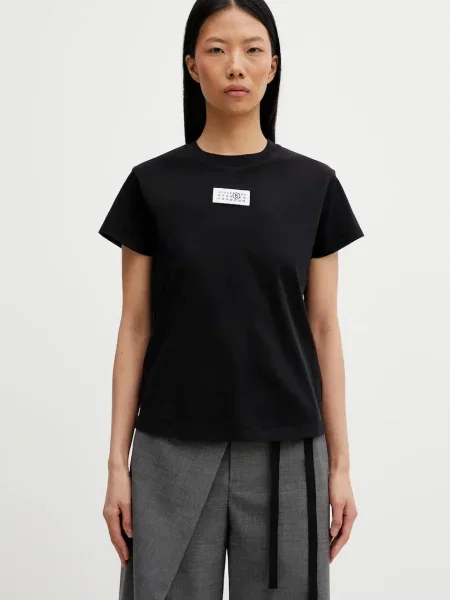 Maison Margiela tricou din negru