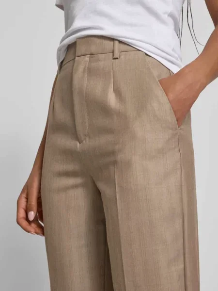 Spodnie z lnu z czystego lnu Victoria Beckham