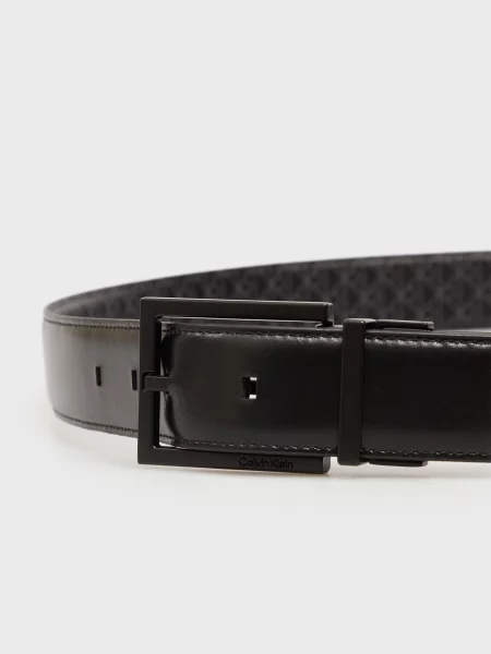 Ремень Calvin Klein с пряжкой черный
