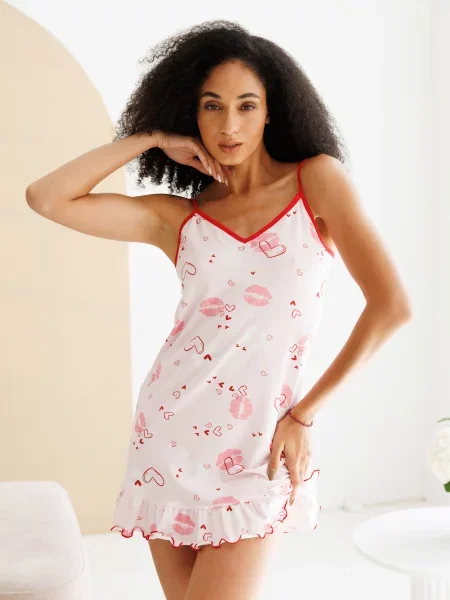 Нічна сорочка Roksana червоний