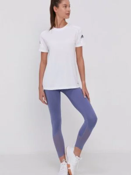 Tricou Adidas Performance alb