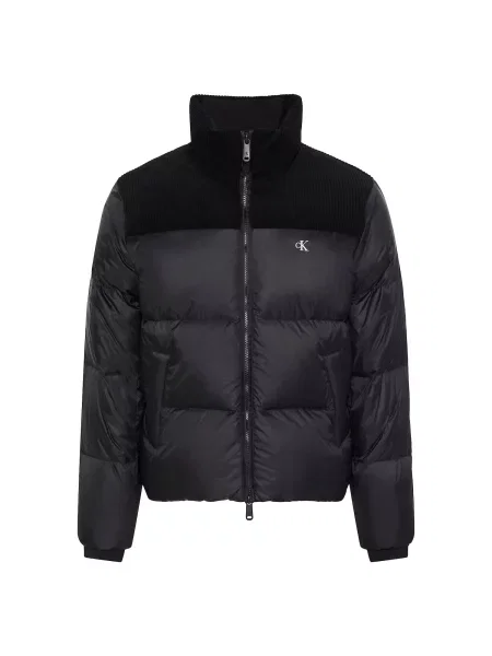 Calvin Klein Jeans Geacă de primăvară-toamnă negru