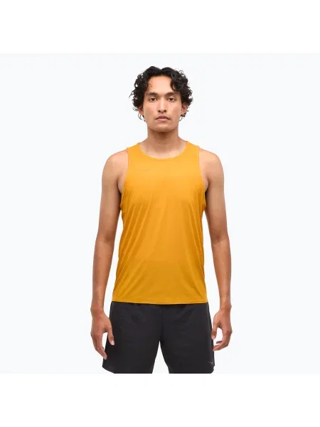 Tricou de alergare pentru bărbați HOKA Airolite Run Tank varsity yellow galben