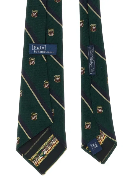 Cravată Polo Ralph Lauren cu dungi verde