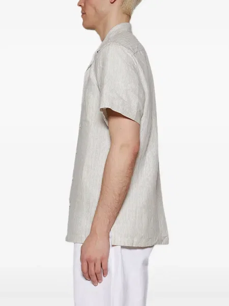 Ленена риза Loro Piana сиво