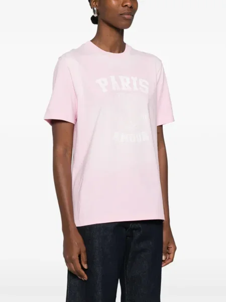 Tricou Maje cu broderie roz