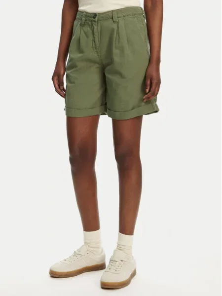 Robe di Kappa Шорти з тканини Yvonne Light Linnen зелений