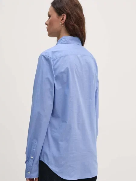 Košile Polo Ralph Lauren regular s klasickým límcem modrá
