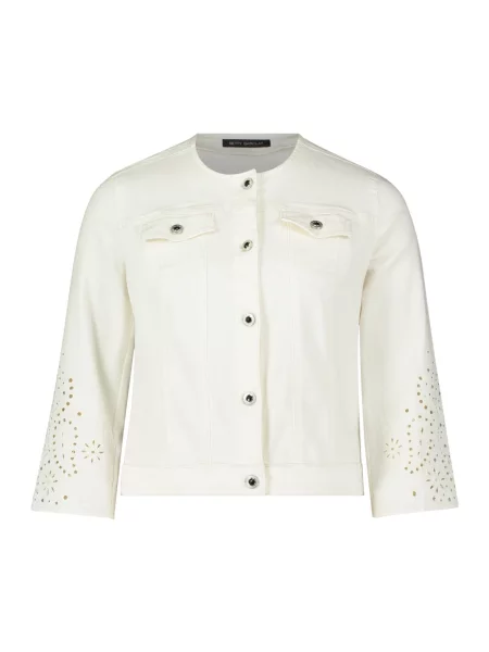 Kurtka jeansowa Betty Barclay biała