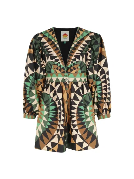 Mała sukienka mini Farm Rio w serca garniturowa