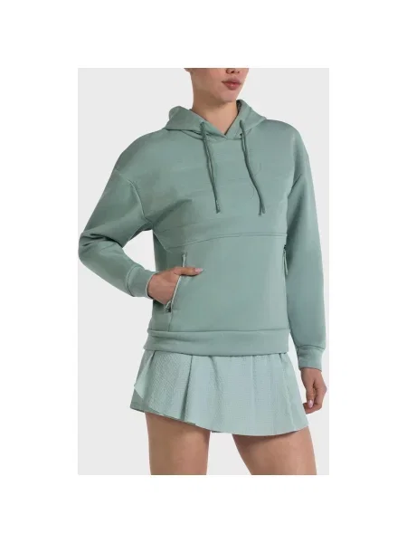 Bluza z kapturem Bullpadel Eolia morska XS zielona