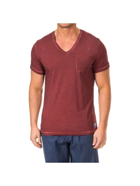 Tricou Tommy Hilfiger bordo