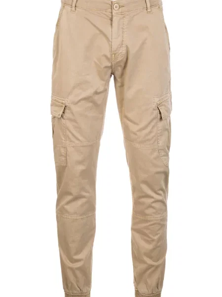 Keprové běžecké cargo kalhoty Uc Men hnědé