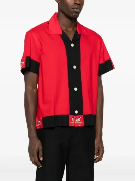 Košulja Bode s printom crvena