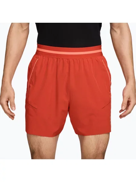 Pantaloni scurți de tenis pentru bărbați Nike Court Dri-Fit Advantage 6" picante red/atomic pink/atomic pink roșu