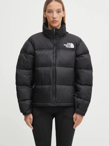 The North Face geacă de puf Retro Nuptse de iarnă negru