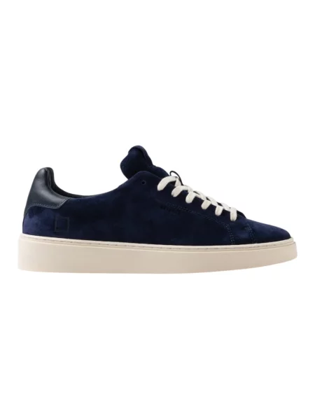 Sneakersy D.a.t.e. zamszowe niebieskie