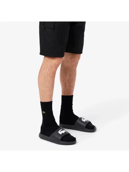 Шлепанцы Lacoste черные