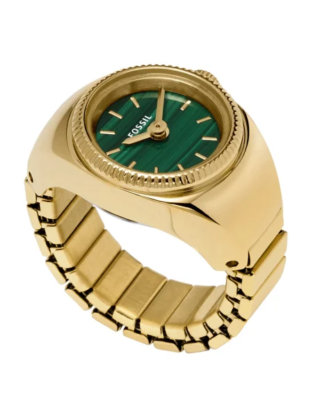 Fossil ceas femei auriu verde